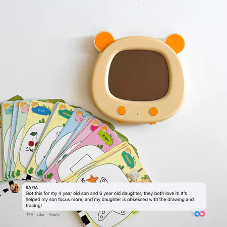 ScribblyPlay Audio-Visual Learning Board | It is said that it offers synchronous writing and listening training, which can stimulate children's potential!